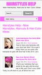 Mobile Screenshot of hairstyleshelp.com